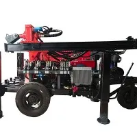 पहिया माउंटेड वाटर वेल ड्रिलिंग मशीन